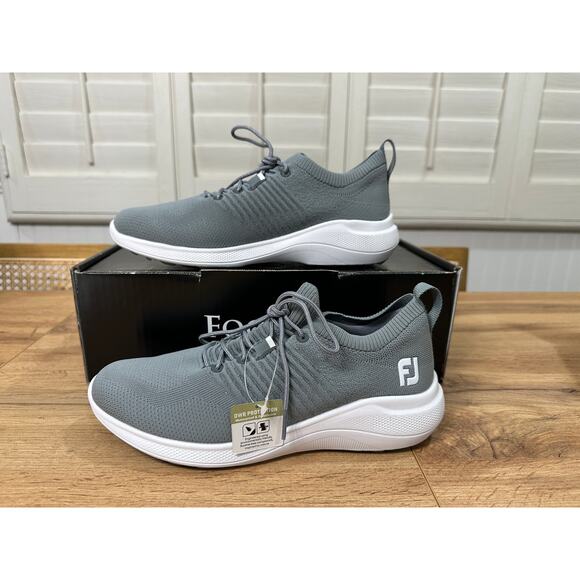 Footjoy Women's Flex XP Golf Shoes Performance Knit Mesh Grey Size 9 NIB - Picture 4 of 15